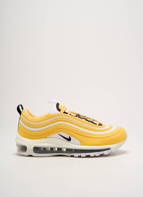 Baskets bout rond talon de 4 à 6cm jaune NIKE femme