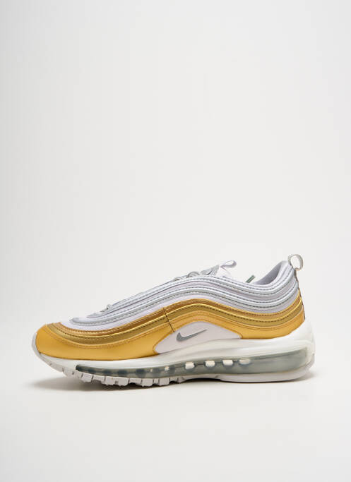 Baskets matière lisse talon de 4 à 6cm or NIKE femme