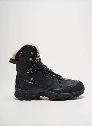 Baskets bout rond talon de 4 à 6cm noir SALOMON femme
