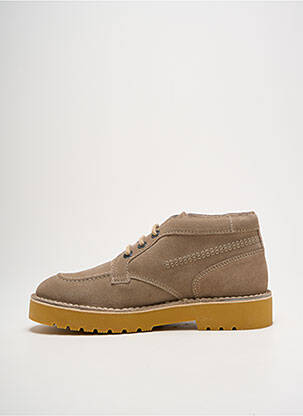 Bottines/boots nubuck talon de 4 à 6cm beige KICKERS femme