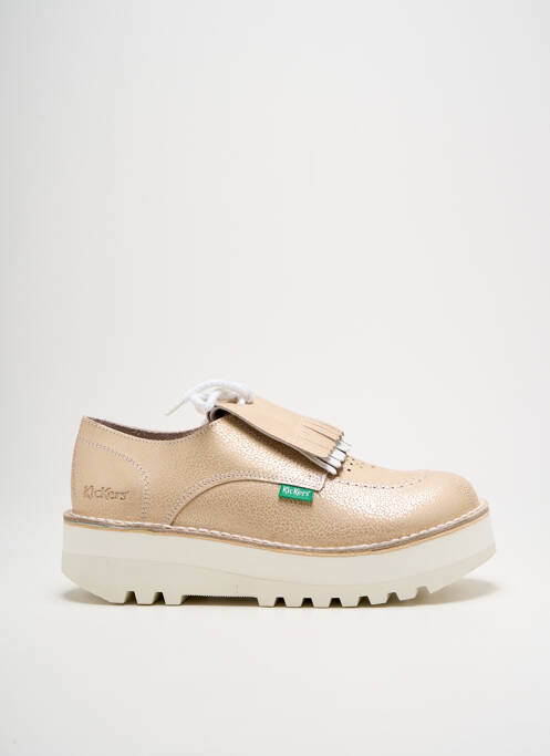 Derbies beige KICKERS pour femme
