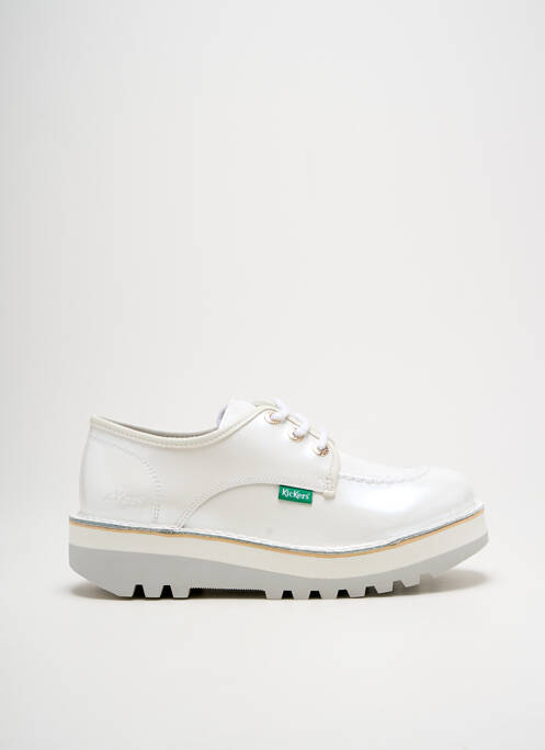 Derbies blanc KICKERS pour femme