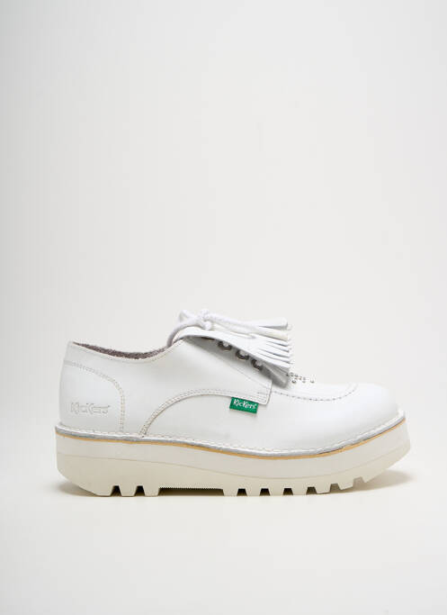 Derbies blanc KICKERS pour femme