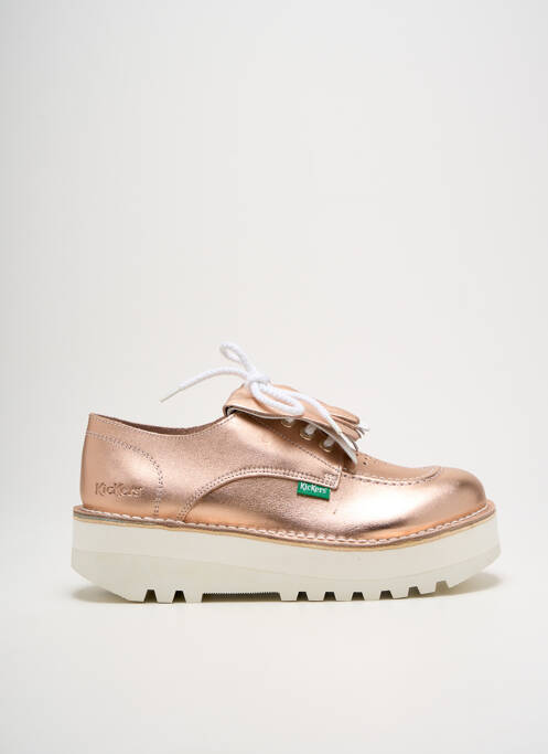 Derbies rose KICKERS pour femme