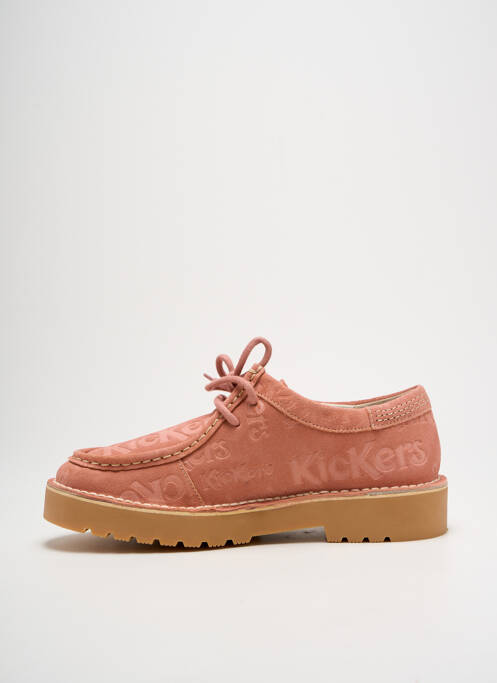 Derbies rose KICKERS pour femme