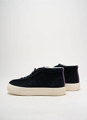 Baskets nubuck talon plat jusqu'à 3cm noir EYTYS femme