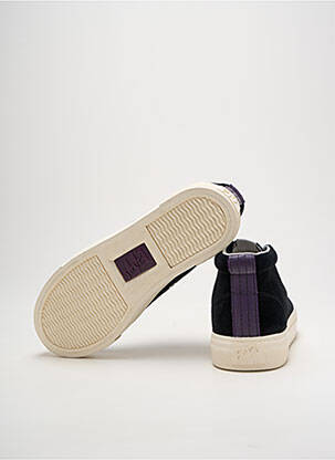 Baskets nubuck talon plat jusqu'à 3cm noir EYTYS femme