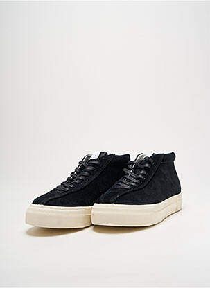 Baskets nubuck talon plat jusqu'à 3cm noir EYTYS femme