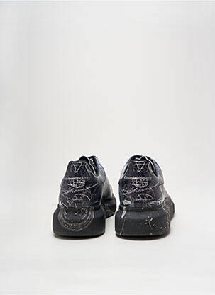 Baskets tissage satiné bout rond noir ALEXANDER MCQUEEN homme