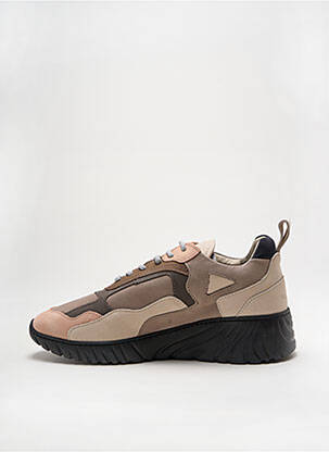 Baskets bout rond bout rond beige FILLING PIECES homme