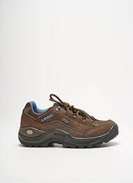 Baskets semelle amovible talon de 4 à 6cm marron LOWA femme