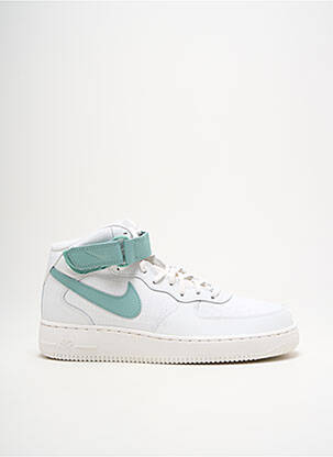 Baskets bout rond talon de 4 à 6cm blanc NIKE femme