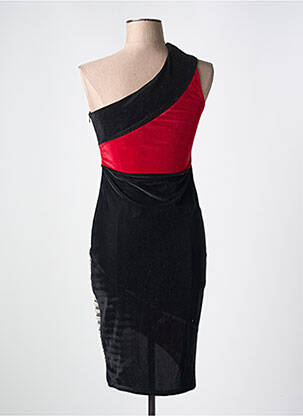 Robe mi-longue sans manche sans manche noir SMASH WEAR femme