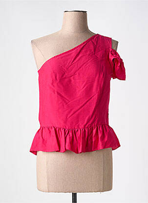 Top manches courtes manches courtes rose TEMPERATURA femme