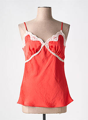 Top/caraco tissage satiné rouge SINEQUANONE femme
