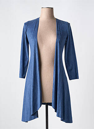 Gilet manches longues bleu RINASCIMENTO pour femme