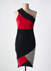 Robe mi-longue noir SMASH WEAR pour femme seconde vue