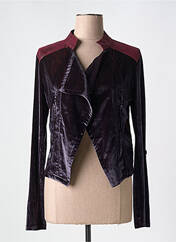Veste casual violet SMASH WEAR pour femme seconde vue