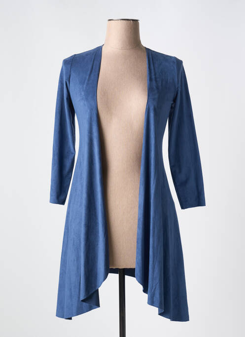 Gilet manches longues bleu RINASCIMENTO pour femme