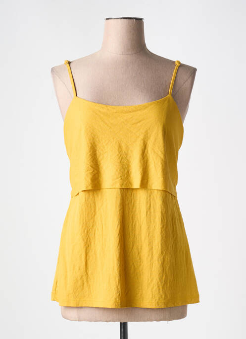 Top jaune RINASCIMENTO pour femme