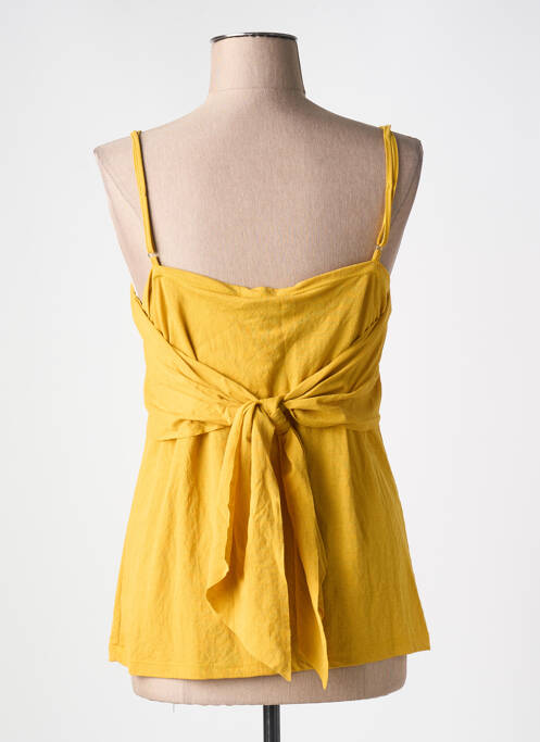 Top jaune RINASCIMENTO pour femme