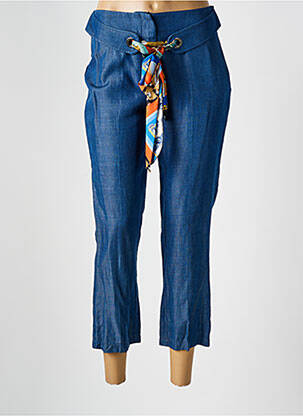 Pantalon 7/8 poches bleu RINASCIMENTO femme