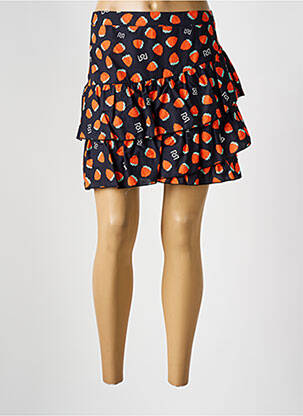 Jupe courte coupe évasée noir RINASCIMENTO femme
