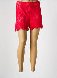 Short coupe droite rouge JUS D'ORANGE femme