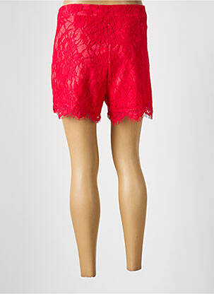 Short coupe droite rouge JUS D'ORANGE femme