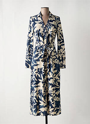 Robe longue manches longues manches longues bleu AIME femme