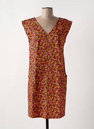 Robe courte manches courtes manches courtes orange LA FIANCÉE femme