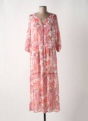 Robe longue rose SUZA pour femme seconde vue