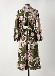 Robe mi-longue vert MADISON pour femme seconde vue