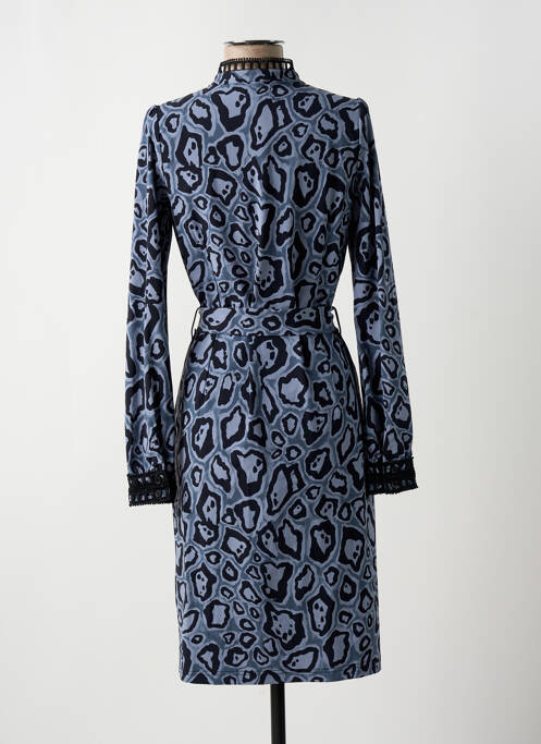 Robe mi-longue bleu AIME pour femme