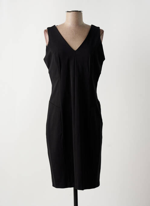 Robe mi-longue noir SUZA pour femme
