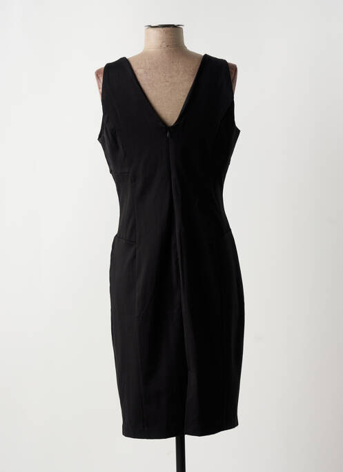Robe mi-longue noir SUZA pour femme