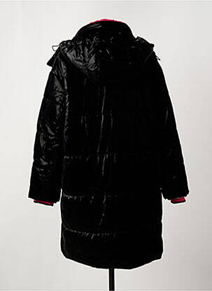 Doudoune poches a capuche noir PIMENT ROUGE femme