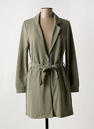 Veste casual col tailleur vert SUZA femme