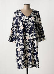 Robe mi-longue bleu VICTORIA pour femme seconde vue