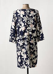 Robe mi-longue bleu VICTORIA pour femme seconde vue