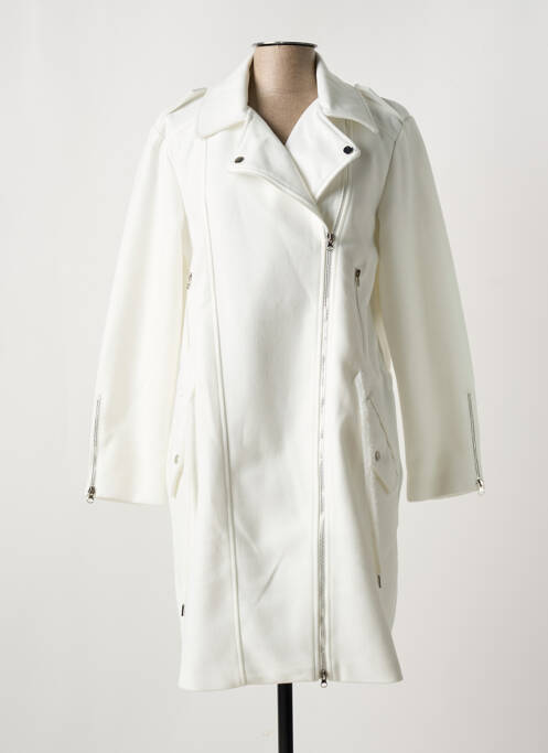 Manteau long blanc SUZA pour femme