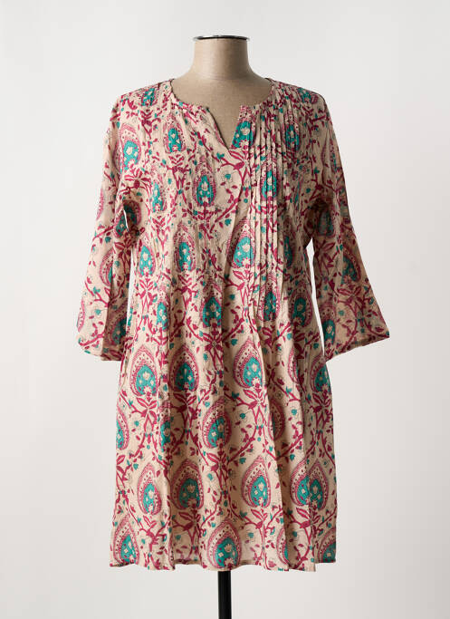 Robe mi-longue beige LA FIANCÉE pour femme