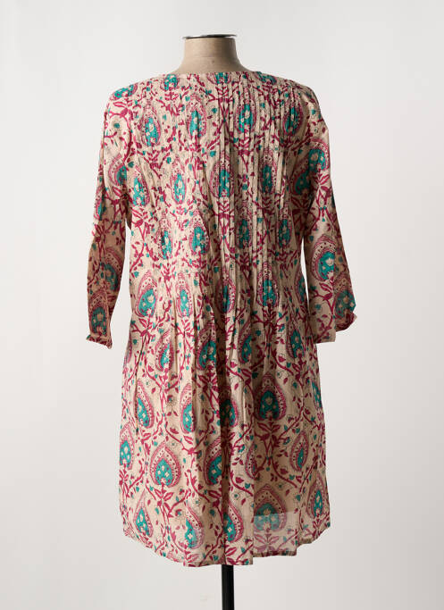 Robe mi-longue beige LA FIANCÉE pour femme