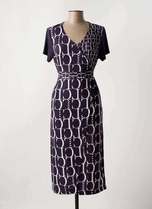 Robe mi-longue bleu LE CABESTAN pour femme