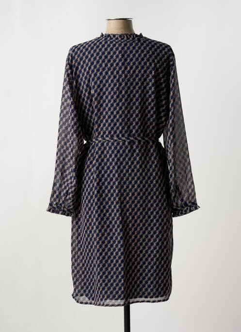 Robe mi-longue bleu SIGNATURE pour femme