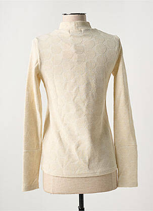 Top stretch manches longues beige AIME femme