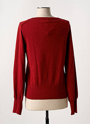 Pull stretch manches longues rouge MORE & MORE femme