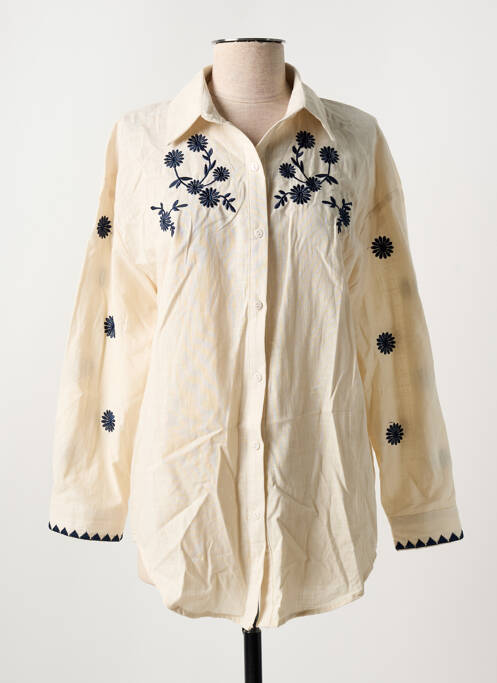 Chemisier beige CHRISTY pour femme