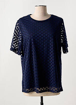 Top manches courtes manches courtes bleu BRANDTEX femme