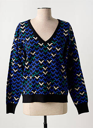 Pull col v manches longues noir LA FIANCÉE femme